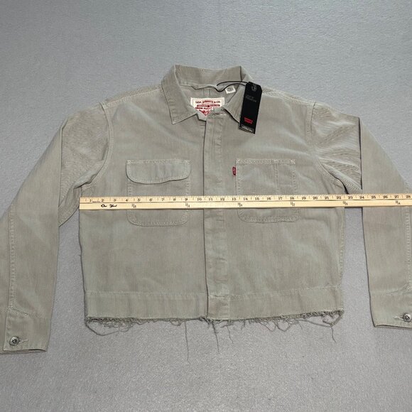 Levi’s Signature Women’s Trucker Jean Jacket Size Medium Gray Wash Denim NWT - Picture 6 of 16